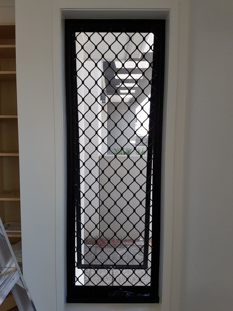 Diamond grille security door